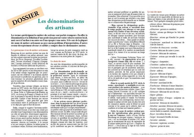 Hiérarchie et ascension sociale de nos ancêtres artisans et boutiquiers – Image 6