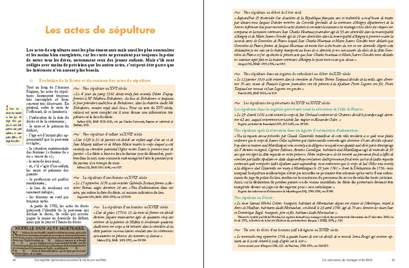 Les registres paroissiaux racontent la vie de nos ancêtres – Image 11