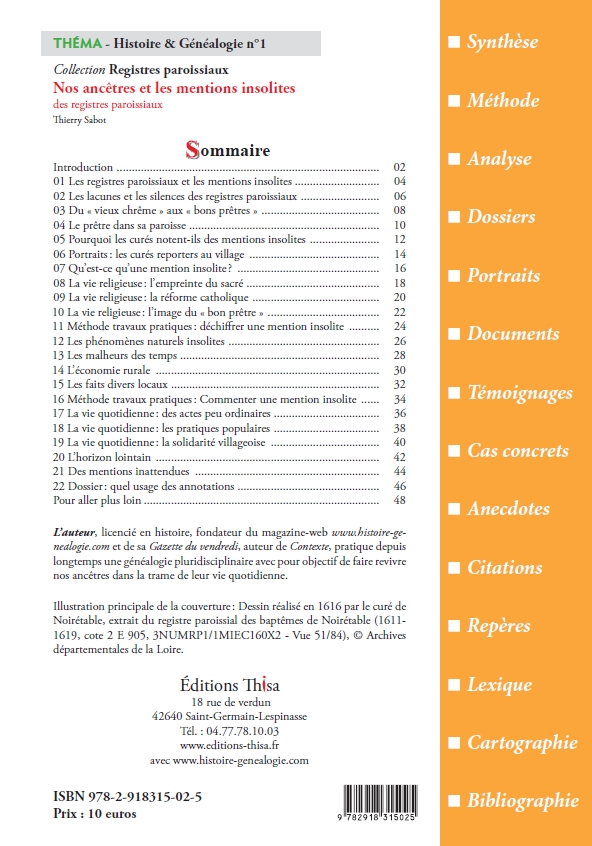 Nos ancêtres et les mentions insolites des registres paroissiaux – Image 2