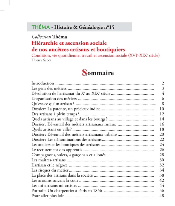Hiérarchie et ascension sociale de nos ancêtres artisans et boutiquiers – Image 2