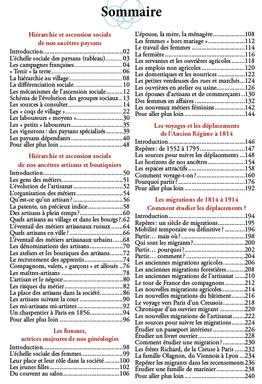 Hiérarchie, ascension sociale et migration de nos ancêtres paysans, artisans, boutiquiers, de leurs épouses et de leurs filles – Image 2